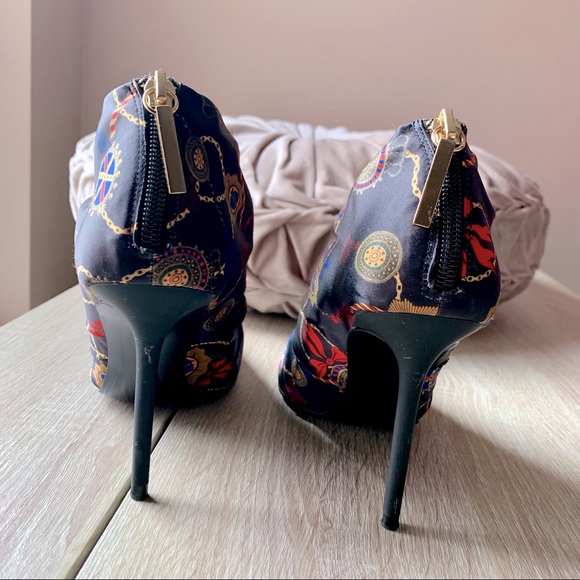 Zara Satin Ankle Booties - Picture 5 of 6